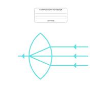 Composition Notebook with Physics themed cover: College Ruled Paper For School, College, Office, Work, Students, 120 page (7.5 x 9.25 inch)