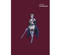Composition Sketchbook Dotted Grid: Dotted Pages, 110 Pages, (8.27 X 11.69 Inches) A4, General Esdeath Akame Ga Kill Notebook Cover.