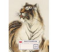 Composition Sketchbook Japanese Tiger 8.5x11: Vintage Japanese Illustration | Blank Pages | Journal For School, College, Office, Work, Home & Office, art | Write your notes.