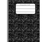 Composition, Wide Ruled Comp Book, Writing Notebook with Lined Paper, Home School Supplies for College Students 8.5" x 11", 120 Sheets
