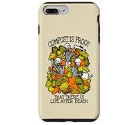 Compost de Jardinage Amusant La Vie après la Mort Squelette Jardinier Coque pour iPhone 7 Plus/8 Plus
