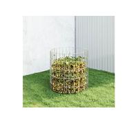 Vidaxl Composteur De Jardin Ã50x50 Cm Acier Galvanisã©