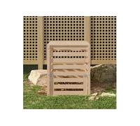 vidaXL Composteur 63,5x63,5x77,5 cm Bois massif de pin