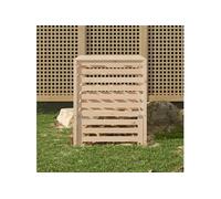 vidaXL Composteur 82,5x82,5x99,5 cm Bois massif de pin