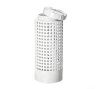 Composteur à insectes en PVC pour recyclage des déchets de jardin, récipient de compost enterré avec couvercle sécurisé, design peu encombrant pour petits pots de fleurs, 30,5 x 15,2 x 15,2 cm