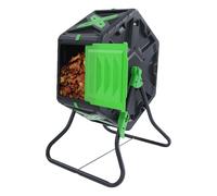 Composteur à tambour 70 l Rotation à 360° Composteur de jardin Tumbling Composteur rapide Bac à compost de jardin