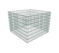 Composteur carré pour pelouse et jardin 100 x 100 x 70 cm