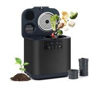 Composteur de Cuisine - LIFEZEAL - Grande Capacité 4 L - 3 Modes de Fonctionnement - Auto-Nettoyage - Affichage LED - Noir