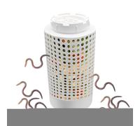 Composteur de déchets - Fabricant d'engrais organiques compacts, boîte de compost de jardin WC | Kit de ferme de ver de bricolage pour maison, patio, pelouse, étang
