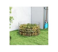 Vidaxl Composteur De Jardin Ã100x50 Cm Acier Galvanisã©