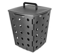 Composteur de Jardin 17 L Bac à Compost pour Déchets Organiques Engrais 100% Naturel