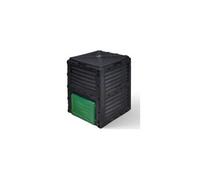 VOUNOT Composteur de Jardin 300L Qualité Supérieure Bac Composteur pour Jardin Déchets Bac à Composte en Polypropylène Résistant aux Chocs et aux UV Noir Vert Lot de 1