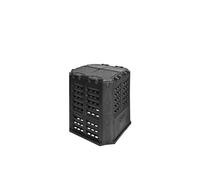 Composteur de jardin, 360 L, noir