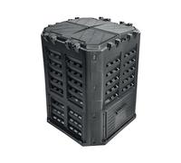 Composteur de jardin 360L BRIXO KOMPOBOX Végétaux pelouse Humus Déchets cuisine 69 x 69 x H84 cm