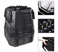 Composteur de Jardin 740 L Bac à Compost Compostage Déchets Cuisine vidaXL