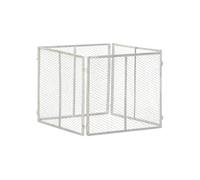 Composteur de Jardin 85x85x70 cm Fer Galvanisé Bac à Compost Cour vidaXL