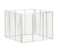 Composteur de Jardin 85x85x70 cm Fer Galvanisé Bac à Compost Cour vidaXL