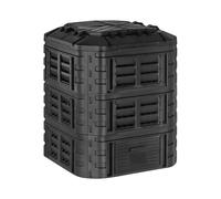 hillvert HT-M-COMP-860 Composteur De Jardin Rapide Thermocomposteur Bac Boite De Compostage ? Compost Extérieur (860 l, Arrosage Goutte-?-Goutte, Ventilation)