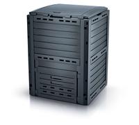 Composteur de jardin Compogreen Woody 280 L noir 59,6x60x100 Prosperplast