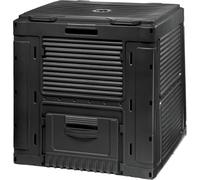 Composteur de jardin Schnellkomposter E-Composter en plastique 470 L noir