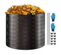 VEVOR Composteur de jardin Bac à compost 1000 L – Facile à installer