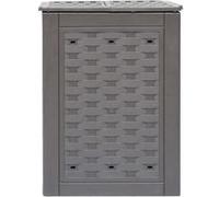 vidaXL Composteurs de jardin 2 pcs Marron 60x60x83 cm 600 L