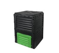 Composteur d'extérieur de grande capacité de 300 L - Composteur de jardin en plastique durable pour recycler les déchets de jardin, solution de compostage écologique pour le jardinage dans le jardin