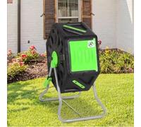 Composteur Domestique de Jardin, Bac à Compost Rotatif 360 de 70L - décomposition Rapide des matières organiques pour Engrais