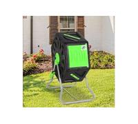 Composteur domestique de jardin, Bac à compost Rotatif 360 de 70L - décomposition rapide des matières organiques pour engrais