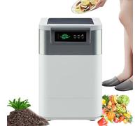 Composteur électrique pour cuisine - Grande capacité - Inodore - Composteur intelligent - Tournez les ordures vers le compost - Machine d'élimination automatique des déchets alimentaires pour chaux