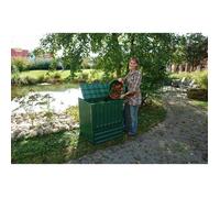 Composteur - GARANTIA - ECO KING 600 L - Hauteur 95 - Vert