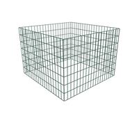 Bac à compost carré en maille de jardin 100 x 100 x 70 cm