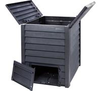 Composteur Jardin THERMO-WOOD 600 L GARANTIA Grille De Sol Anthracite-Braun