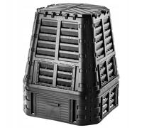 Kadax Composteur de jardin 740L – Écologique et pratique – Noir