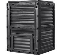 Composteur rapide 300L Composteur de jardin 60,7x60,5x82,5cm Composteur thermique plastique PP Compostage résistant à la corrosion et à la chaleur Bac à compost Compostage pour réduire les ordures mén