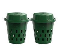 composteurs de vers au Sol, 12 L, pour parterres Jardin et Usage Domestique, bac lombricompostage pour débutants, Vert
