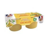 Compote de Poire Williams Croquant et Gourmand Lucien Georgelin le lot de 2 pots de 100g