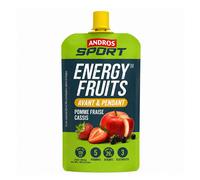 Compote énergétique Andros Sport - Pomme, fraise, cassis x 10