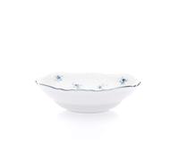 Compotier, porcelaine tchèque, Bernadotte, 16 cm, roses bleues, Thun 1794