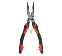 Compound Action Cutting Pliers | High - Grade Alloy Steel with PTFE Coating | Labor - Saving Design for Metal/Wires/Industrial Use | Long - Lasting & Secure Rubber Grip (Long Nose Plier)