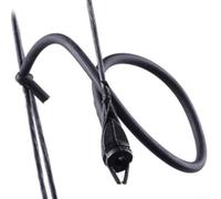 Compound Bow Peep Sight, 30 cm de long, tube en silicone noir pour un alignement parfait, léger et lisse, design sans bavure pour la chasse en plein air