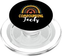 Compounding Tech Boho Rainbow Apparel Assistant Pharmacie PopSockets PopGrip pour MagSafe