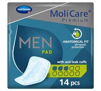 Molicare Premium Men Pad Protection incontinence urinaire légère 3 gouttes 14 pièces