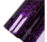 CompraFun Covering Voiture Forgé, Film Covering Carbone en Vinyle, Autoadhésif Imperméable sans Bulles, Autocollant Voiture pour la Décoration de Voiture/Moto/Vélo(Violet Brillant, 30 x 150CM)