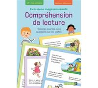 Compréhension de lecture - Exercices méga amusants (CP-1re primaire) Histoires courtes avec questions sur les textes - Collectif - Chantecler - broché - Scolaire / Universitaire