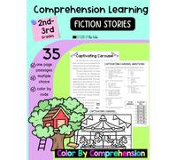 Comprehension Learning Resources: Reading Practice 2nd Grade, At Home Literacy Activities, Educational Workbook 3rd Grade