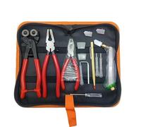 Comprehensive Glass Working Cutter Tool Pack Multiple Attachments Craft Construction Glass Cutter and Trimming Plier Set Precisions Glass Cutter