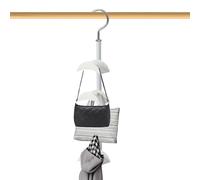 Comprehensive Organization Solution: The utility design of this hanger ensures comprehensive organization and closet neatness assurance, while its ability to support polyvalent accessory suspending