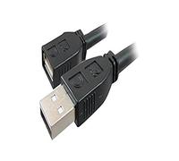 Comprehensive Pro AV/It, 25 ft 7.62 M USB vers USB B mâle Femelle Noir - Câble USB (25FT, 7,62 m, USB A, USB B, 2.0, Mâle/Femelle, Noir)