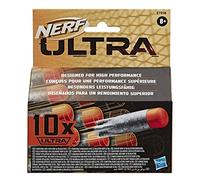 Nerf Fléchettes Ultra Pack 10 – Pointe de vol innovante, Aerofin, mousse légère